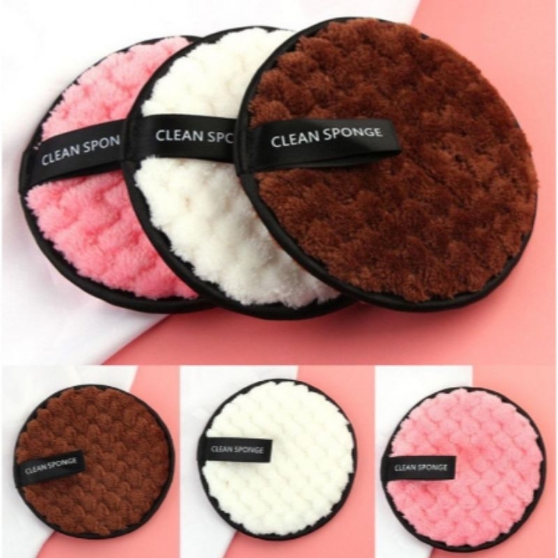 Spons/Sponge Makeup Remover Spons Pembersih Makeup Wajah Trendi Fashion