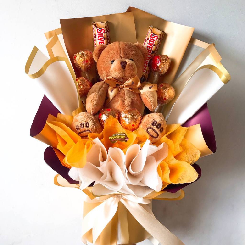 

Buket Golden Teddy Choco