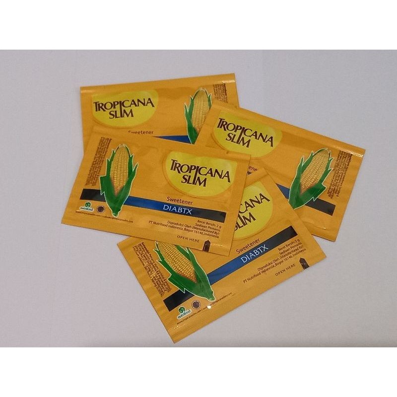 Tropicana Slim Sweetener Diabtx 1 Sachet x 10 pcs ECER Gula Diabetes