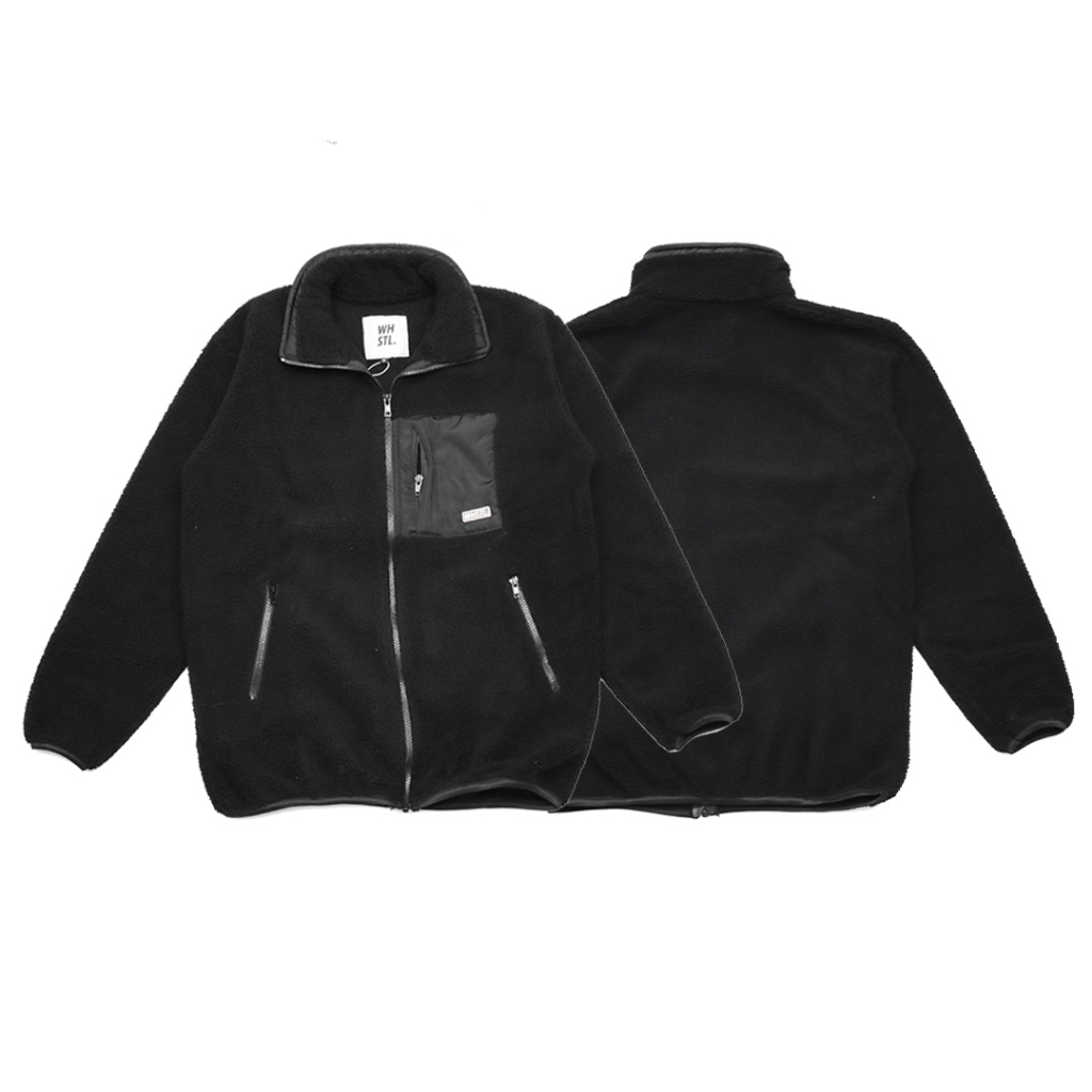 WHSTL. Jacket Sherpa Dreadlocks - Black