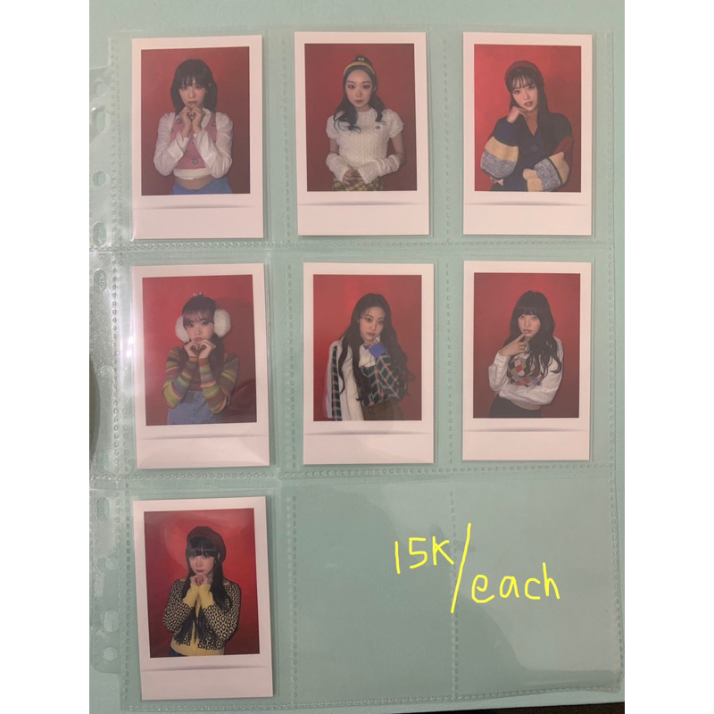 BILLLIE PC PHOTOCARD SUA SUHYEON HARAM TSUKI SHEON SIYOON HARUNA