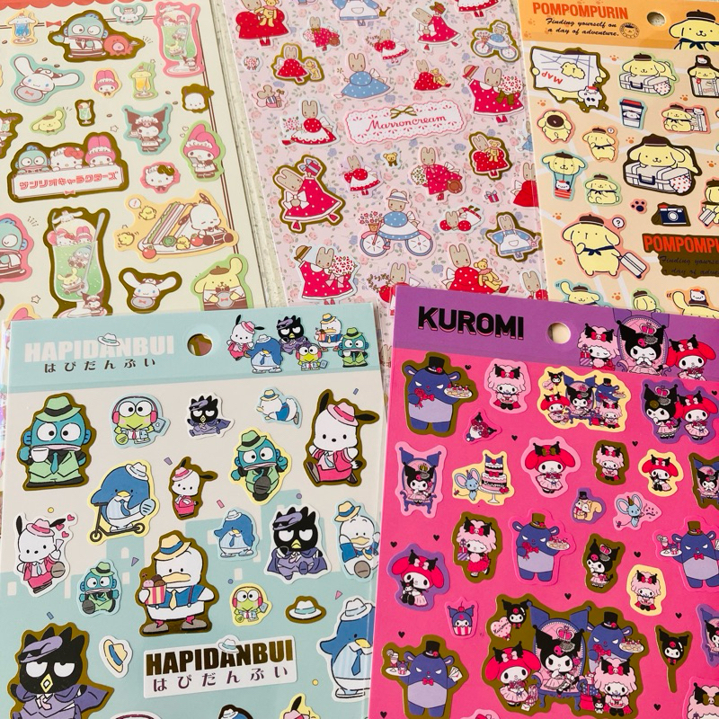 

Sticker sanrio daiso jepang