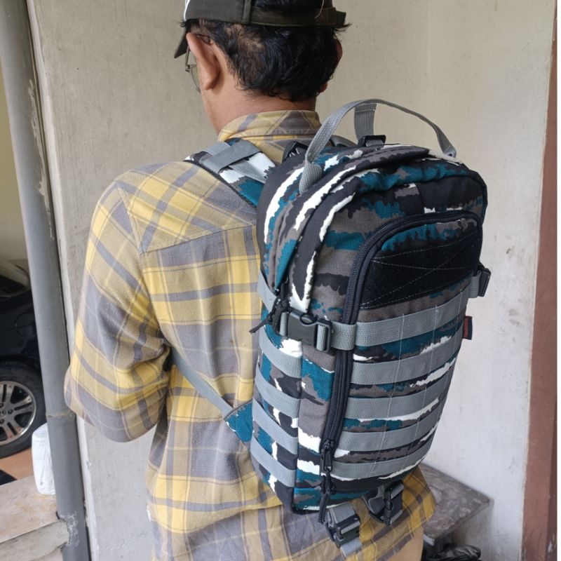 Tas Ransel Punggung Camo Loreng Angkatan Laut