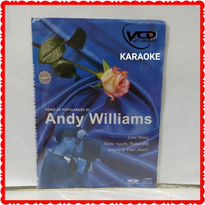 KASET VCD LAGU ANDY WILLIAMS-VCD KARAOKE POP BARAT LOVE SONG-KASET DVD LAGU BARAT-KASET DVD LAGU SLO
