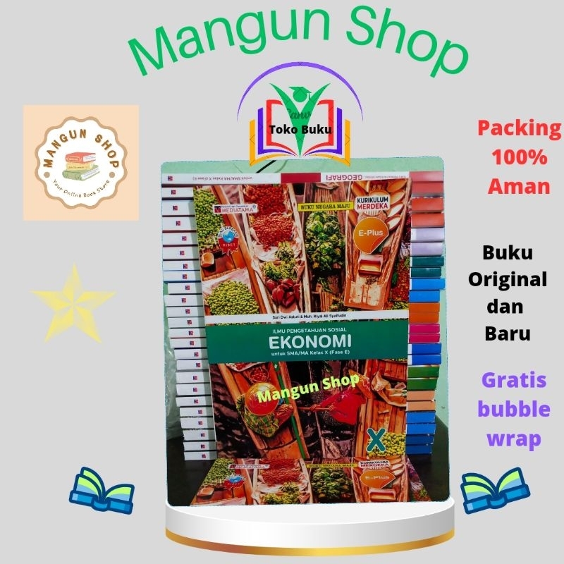Buku E - Plus Ekonomi  SMA Kelas 10,11 Kurikulum Merdeka Mediatama