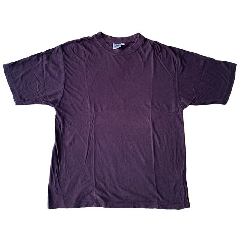 Kaos Polos Burgundy Blank tee Lee Frog