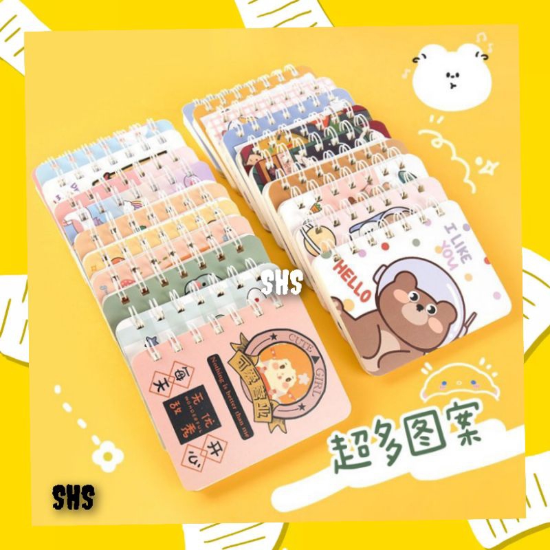 

NOTE BOOK MINI A7 MOTIF LUCU