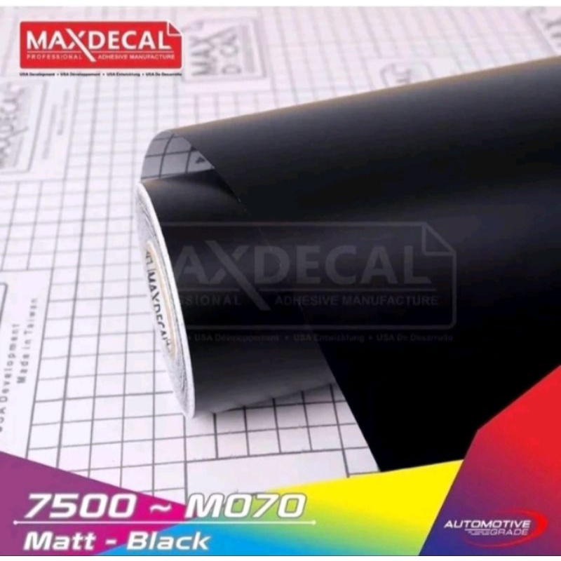 Skotlet MAXDECAL 7500 -  Hitam Doff/sticker maxdecal hitam doff