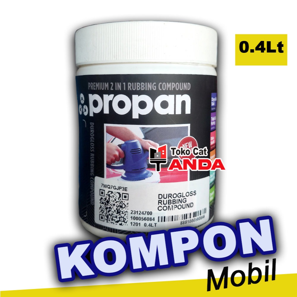 Kompon Mobil Durogloss Propan - Compound Rubbing - kompon poles mobil