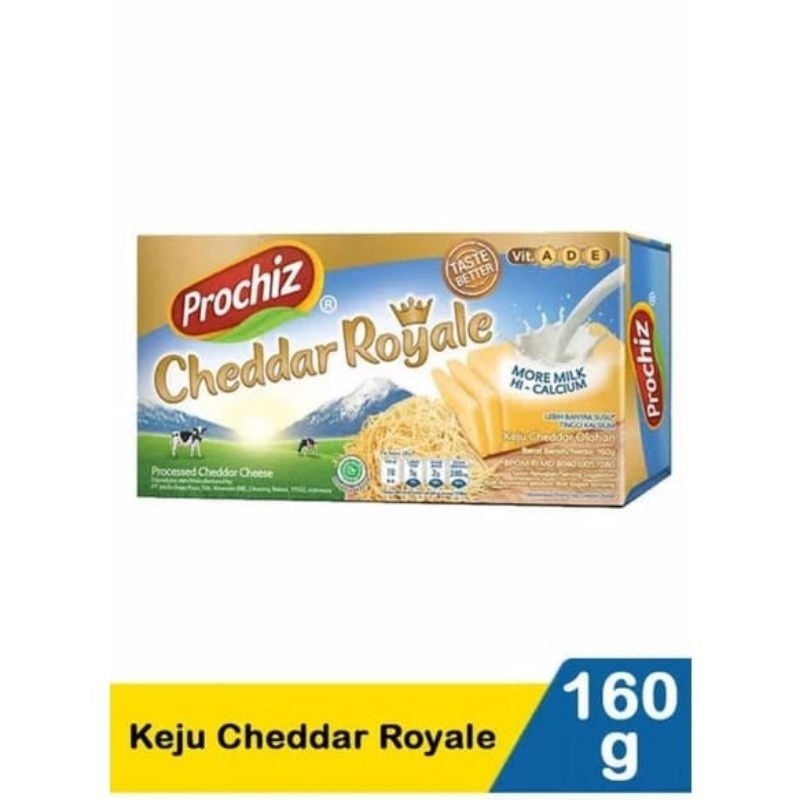 

Keju PROCHIZ cheddar royale 160gr