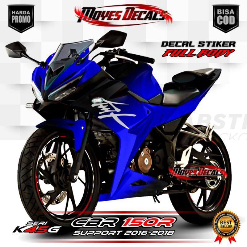 Decal Sticker Honda CBR 150R Full Body 2016 - 2018