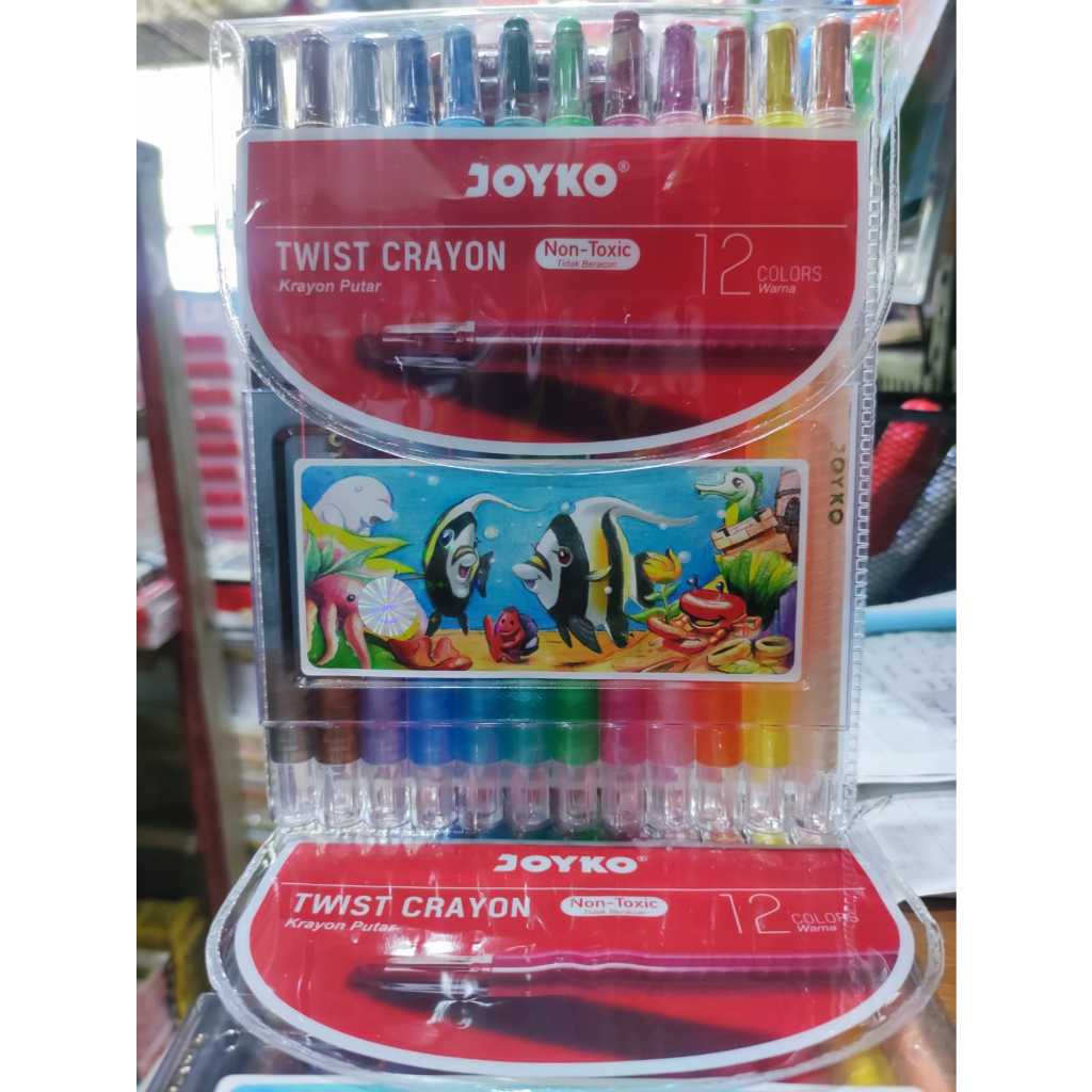 

Crayon Putar JOYKO 12 Warna / Krayon Putar Twist Crayon Joyko TWCR