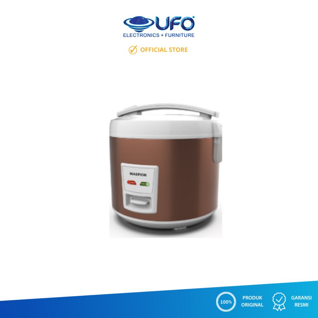 Maspion Rice Cooker Magic com Anti Gores & Anti Lengket Kapasitas 1,8 Liter MRJ1892BS