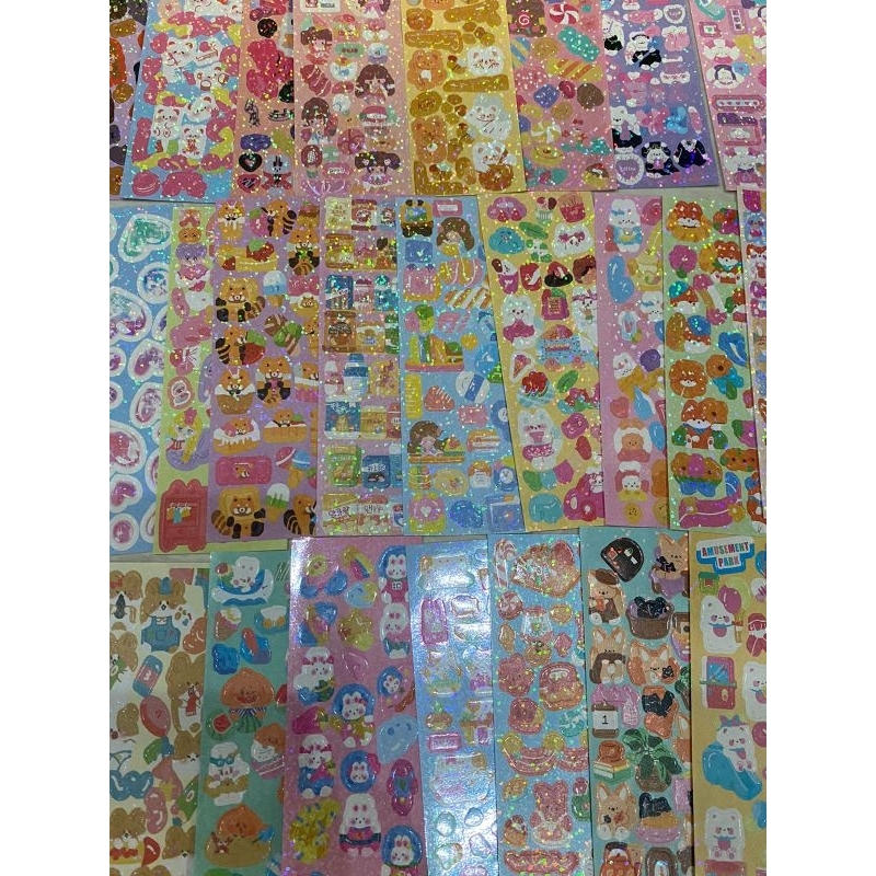 

Stiker waterproof hologram (random)