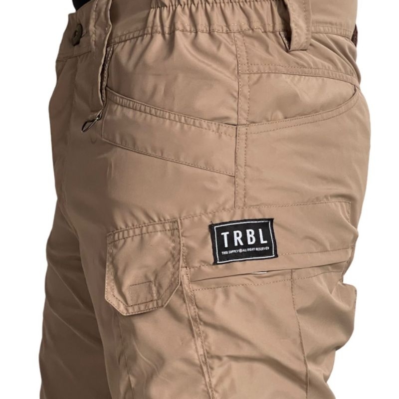 Celana Cargo Panjang Tactical Pria TRBL - Cream Taslan Anti Air