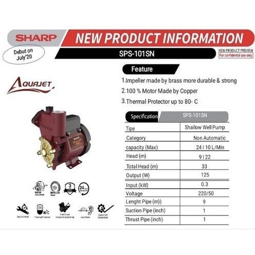 Pompa Air Sharp SPS 101 SN