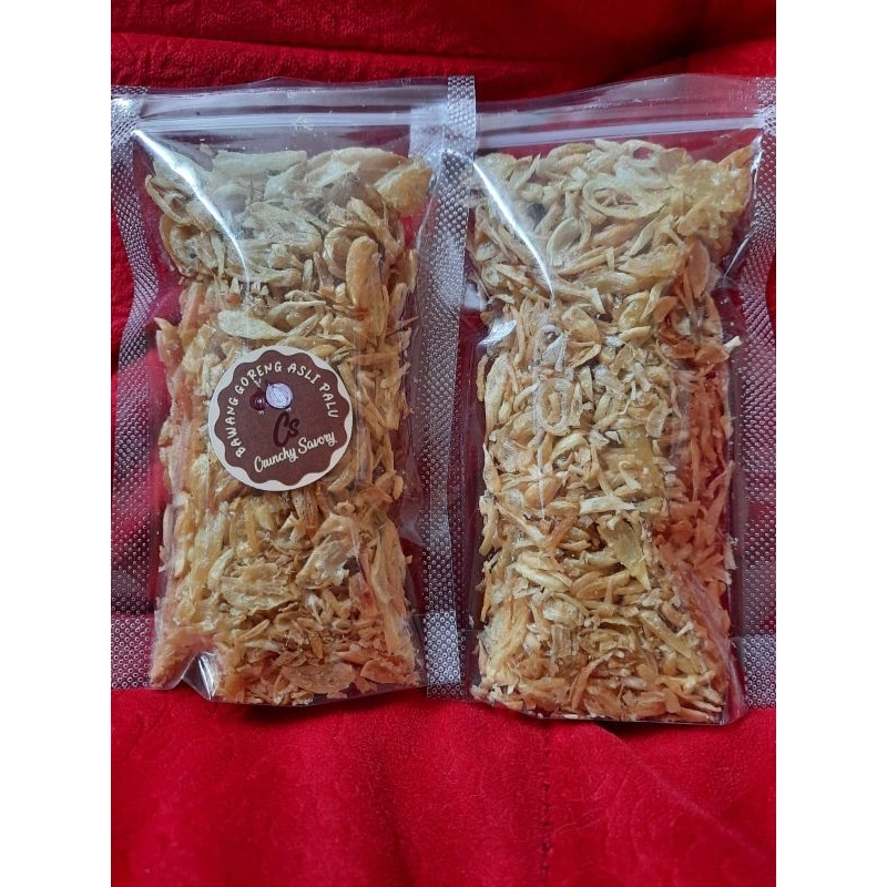 

Bawang Goreng Asli Palu "Crunchy Savory