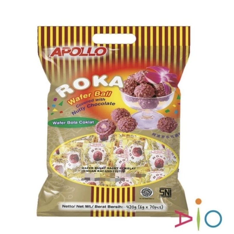 

APOLLO Roka Wafer Ball 420gr (isi 70pcs)