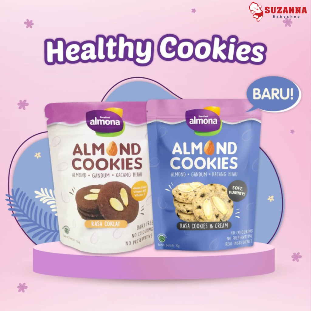 

ALMONA Almond Cookies 90g / Snack Sehat