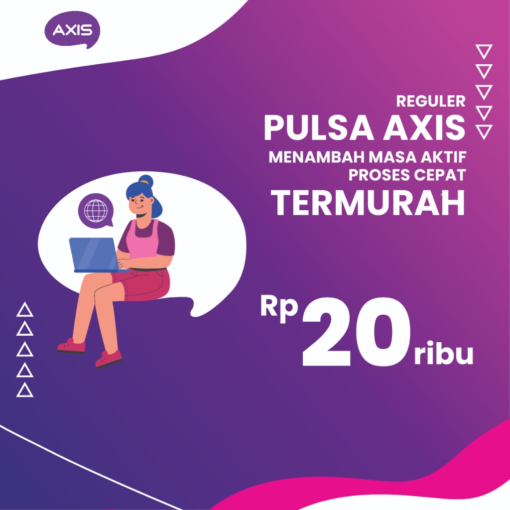 Pulsa Axis 20k 20000 Reguler