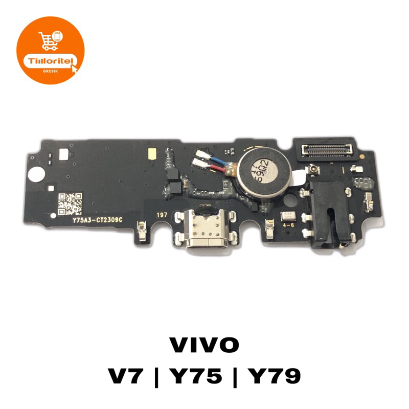BOARD CONNECTOR CHARGER VIVO 1718 V7 / PCB KONEKTOR CAS VIVO V7 / CON HF VIVO V7
