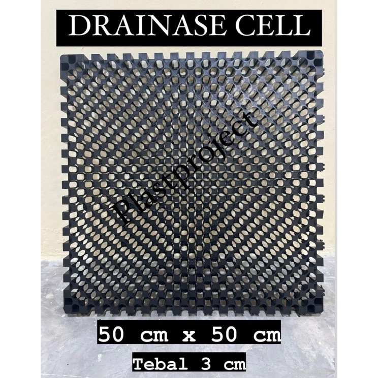 Extra promo DRAINASE CELL PREMIUM DRAINAGE CELL TEBAL UTUH UKURAN 5 x 5 x 3 cm 1 Pcs Alas Rumput Sin