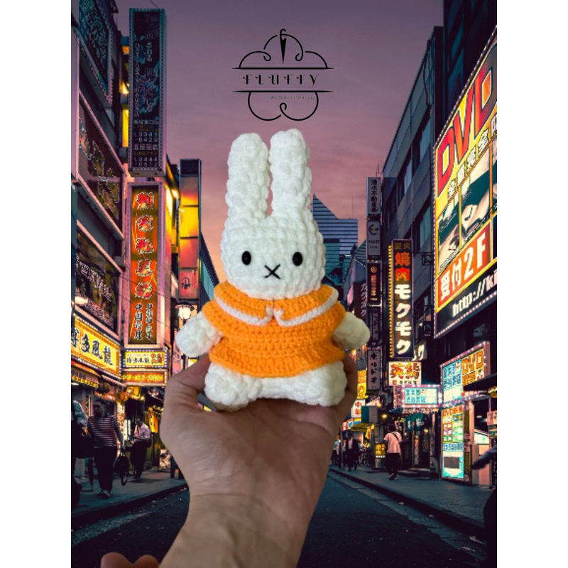 Preorder - Miffy Amigurumi ( Gantungan Tas Rajut Miffy Kelinci)