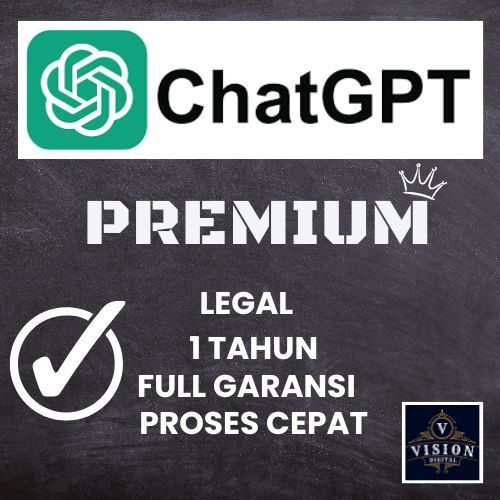 

ChatGPT | Chatt.GPT Premium 1 Tahun Bergaransi Proses Cepat