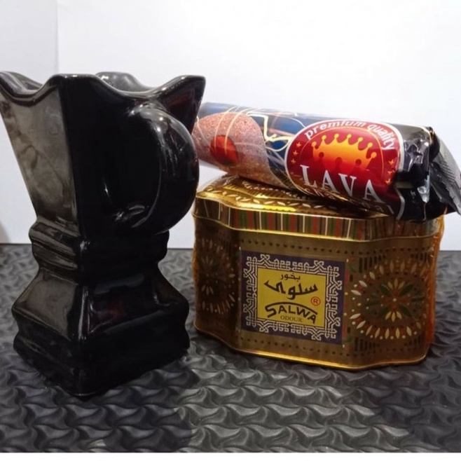 Trendy Paket Bukhur Buhur Salwa Arang Magic Dan Keramik Prapen