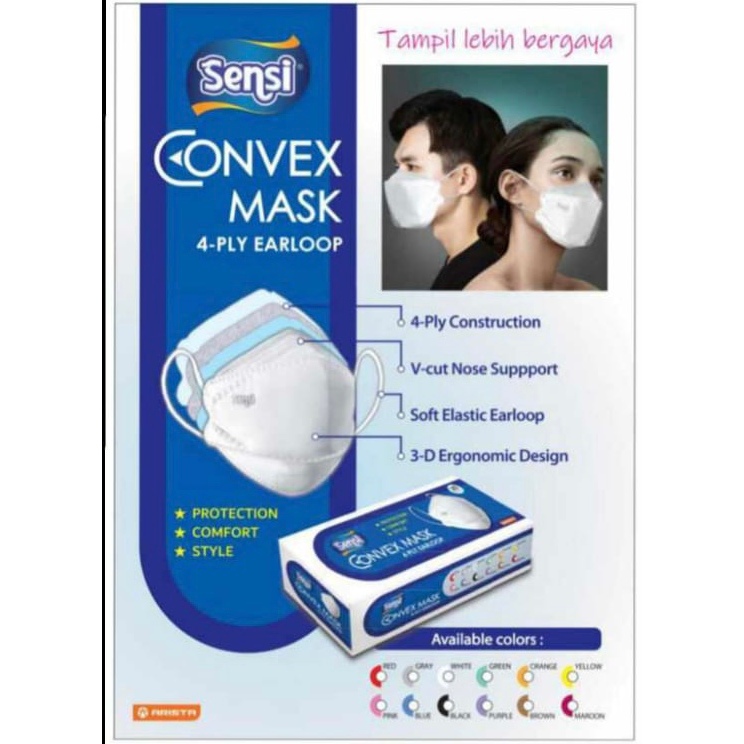 Masker Sensi Convex Mask / Model KF94