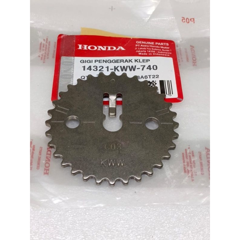 Gigi sentrik Blade New KWW 32T/Gear Timing Revo New Revo fit injeksi/Gigi penggerak klep