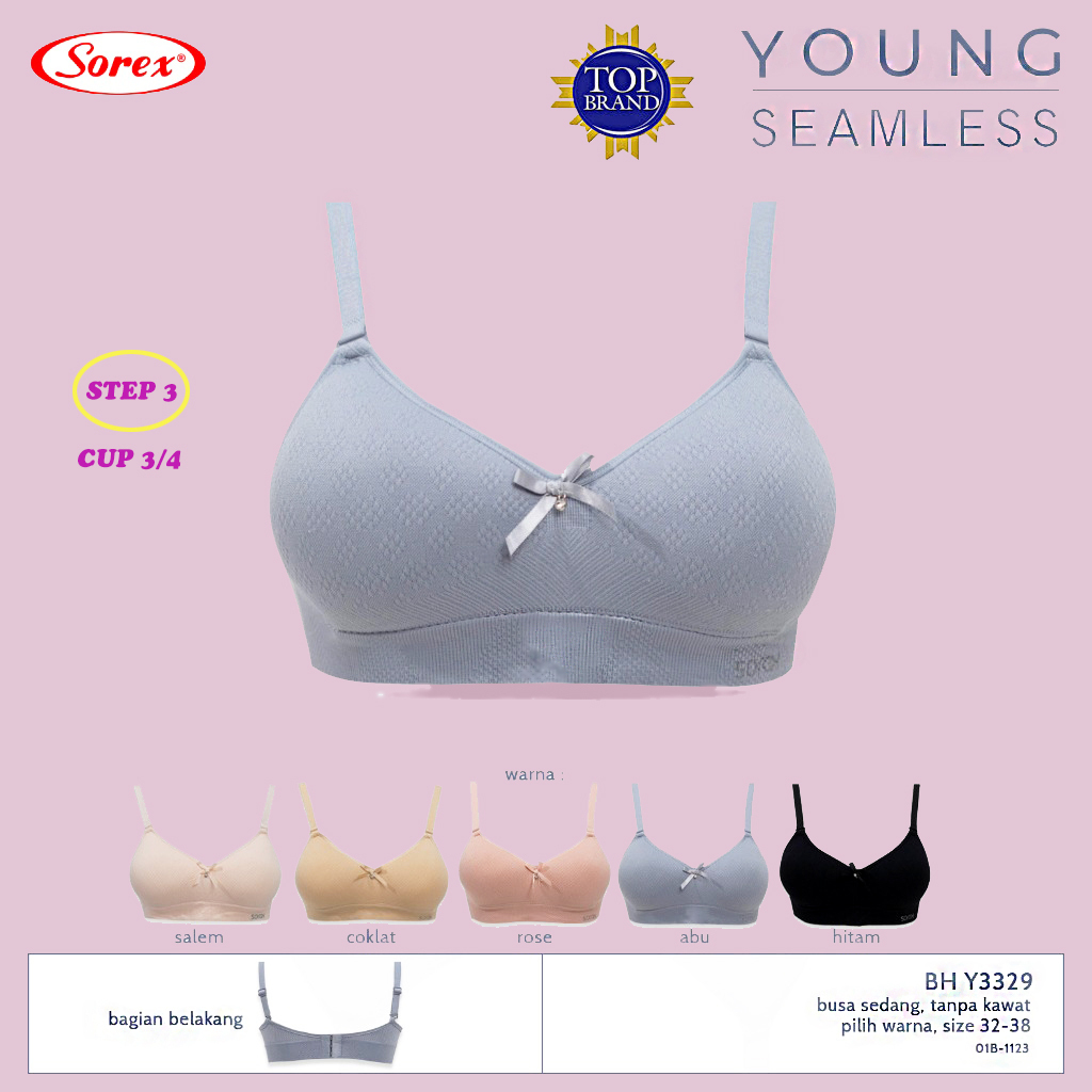 BH SOREX TYPE Y3329  . DAN TYPE Y3323 UKURAN 32-38