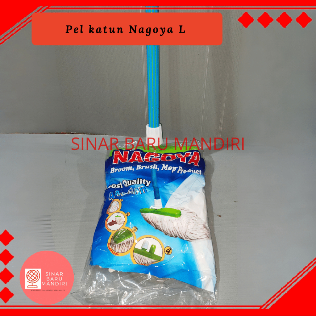 Pel Katun Sumbu L Nagoya / Mop Pel Nagoya / Pel lantai katun
