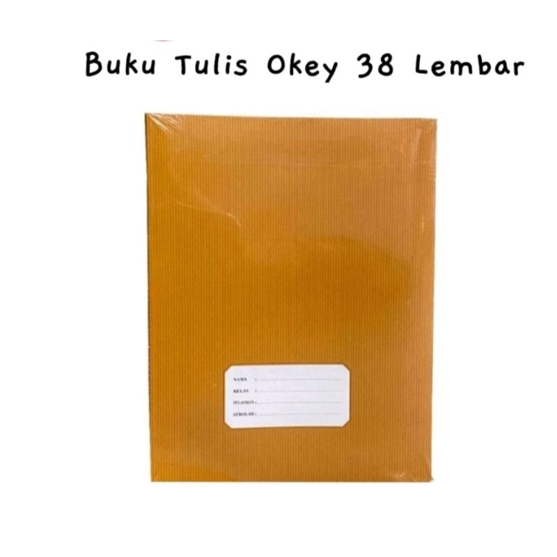 

Buku Tulis Craft/ Sampul Coklat Okeyocean isi 38Lembar Harga per Bungkus isi 10Buku