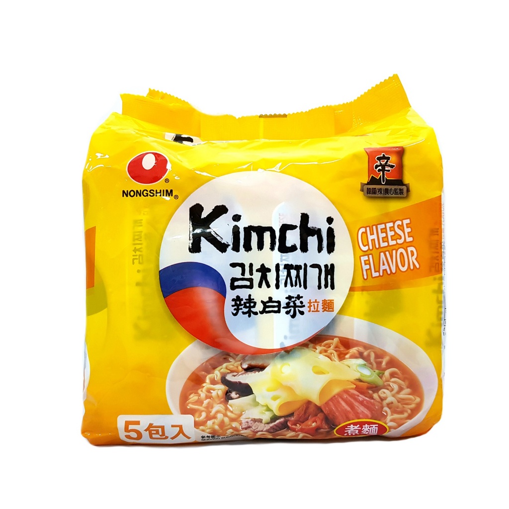 

Nongshim Kimchi Cheese Ramyun Instant Noodle 5sX120g