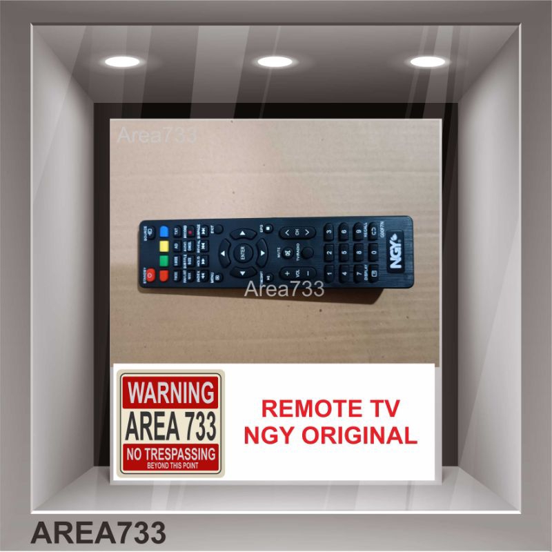 Remote TV NGY original / bisa untuk IKEDO /AOYAMA/ADVANCE/GRADO