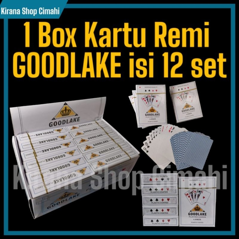 1 BOX ISI 12 PCS KARTU REMI - VARIASI