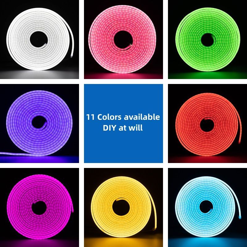 Neon Flex DC Lampu LED Selang Panjang 5M DC 12V