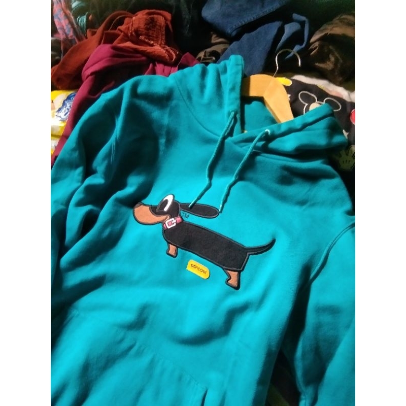 Hoodie pancoat guguk biru