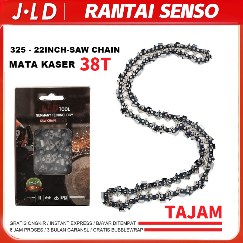 JLD 3/8 Rantai Senso 325 Rantai Senso 22" Rantai Potong 38 mata BAR JLD tool kualitas tinggi Rantai 