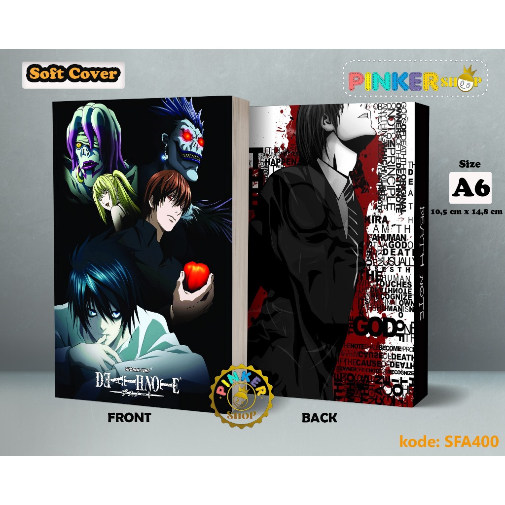 

(SFA400) Pocket Note Anime DEATH NOTE A6 Buku Tulis catatan Notes Agenda Planner Jurnal