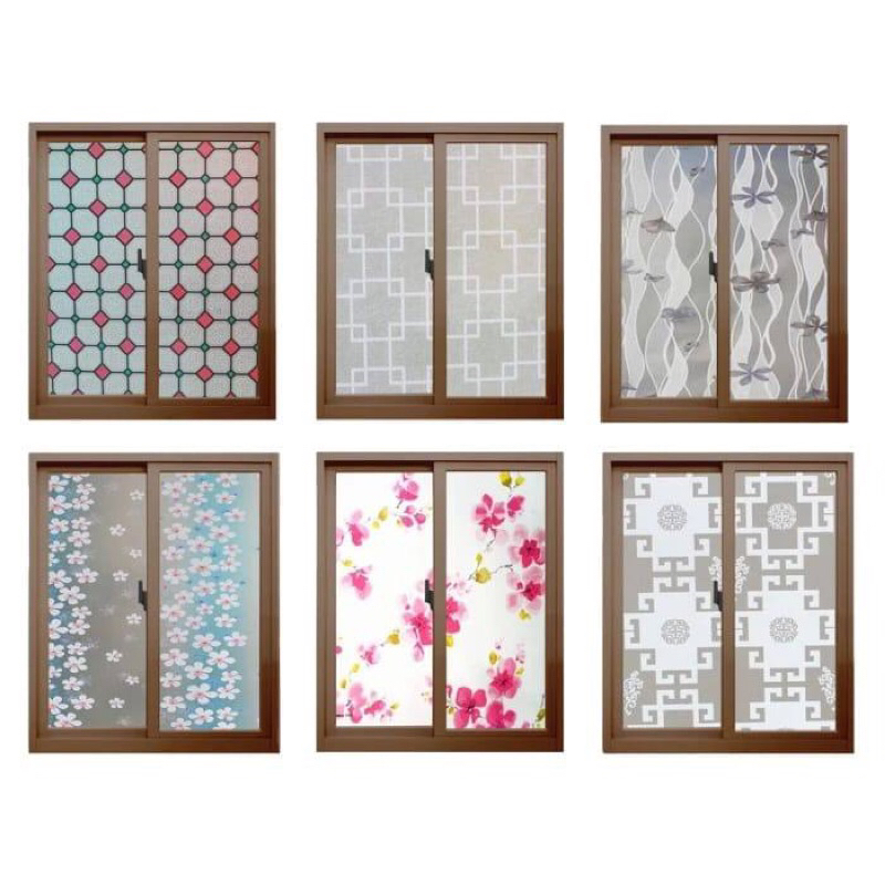 Stiker Kaca Film Jendela Rumah / Kaca Motif Stiker Kaca Film Wallpaper / Sticker Kaca Stiker Film Je