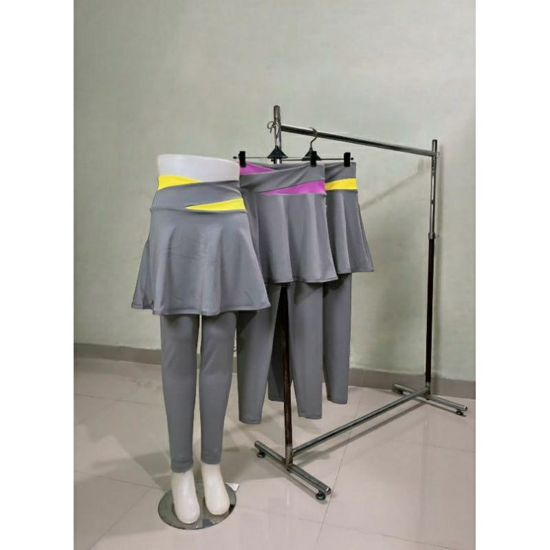Legging Rok Highwaist/Legging Rok/Legging Rok Wanita/Legging Senam Wanita/Legging /Celana Senam Rok