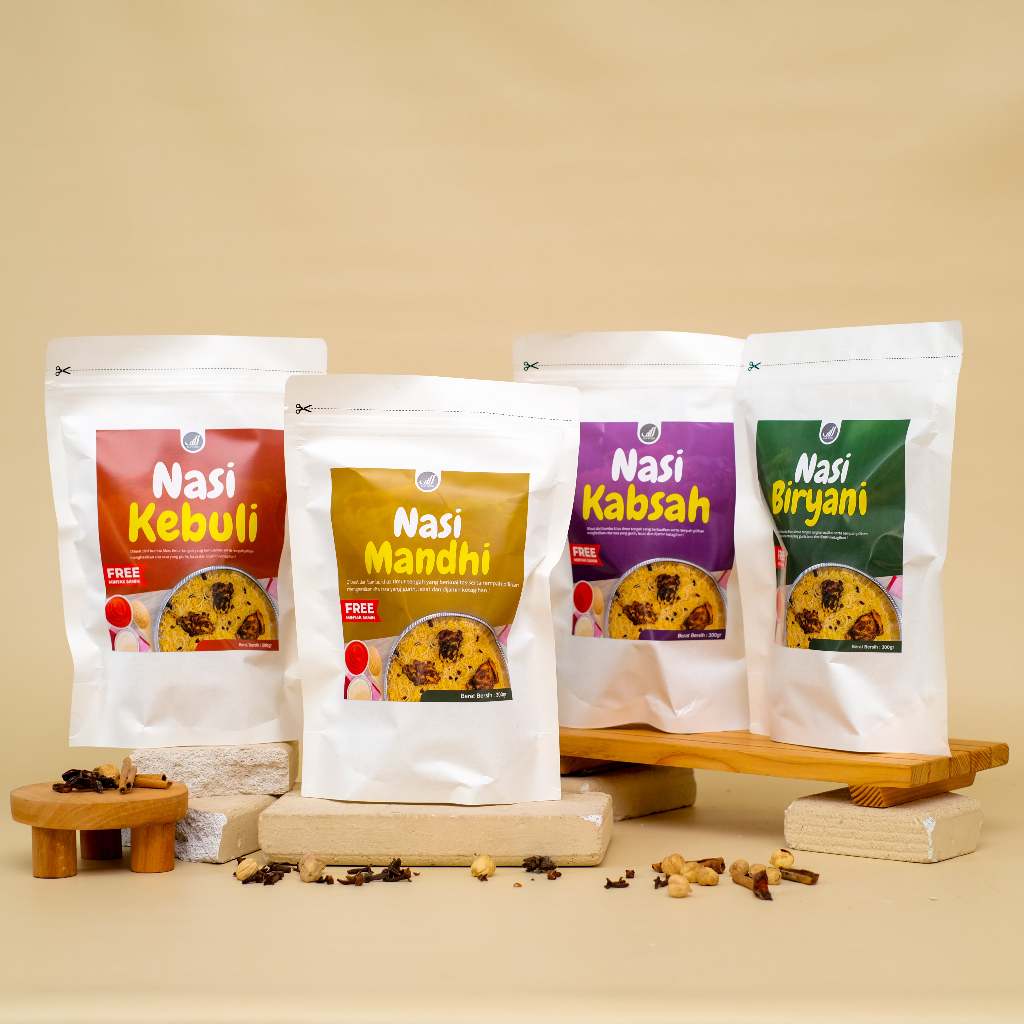 

Alif Food - Nasi Mandhi / Nasi Kebuli / Nasi Biryani / Nasi Kabsah 300gr