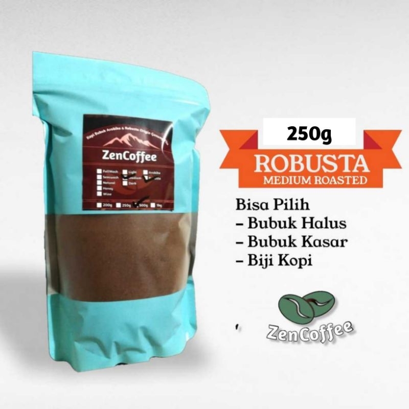 

KOPI Bubuk Murni Robusta 250g GUNUNG PUNTANG Rasa NIKMAT harga bersahabat