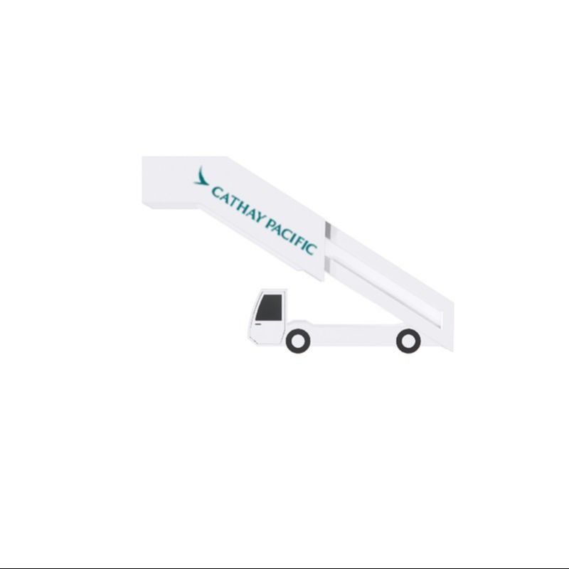 Miniatur/diecast tangga bandara Cathay Pacific skala 1:400 & skala 1:200
