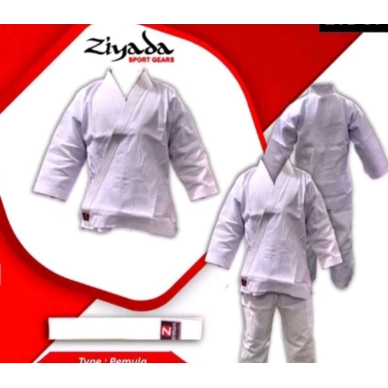 baju karate ziyada bahan polyester