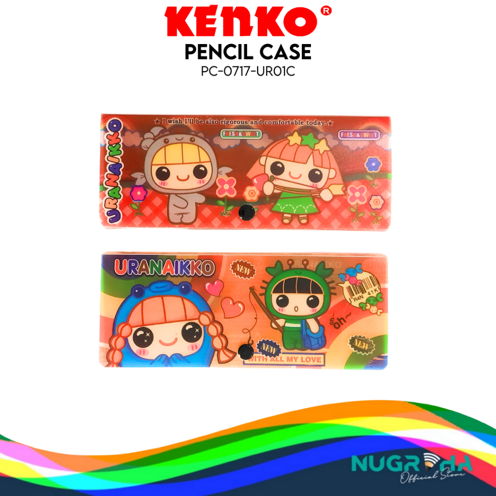 

KENKO TEMPAT PENSIL PLASTIK PENCIL CASE PC-0717
