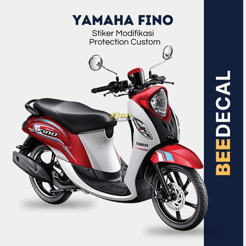 STIKER MOTOR YAMAHA FINO  - DESAIN CUSTOM | BEEDECAL