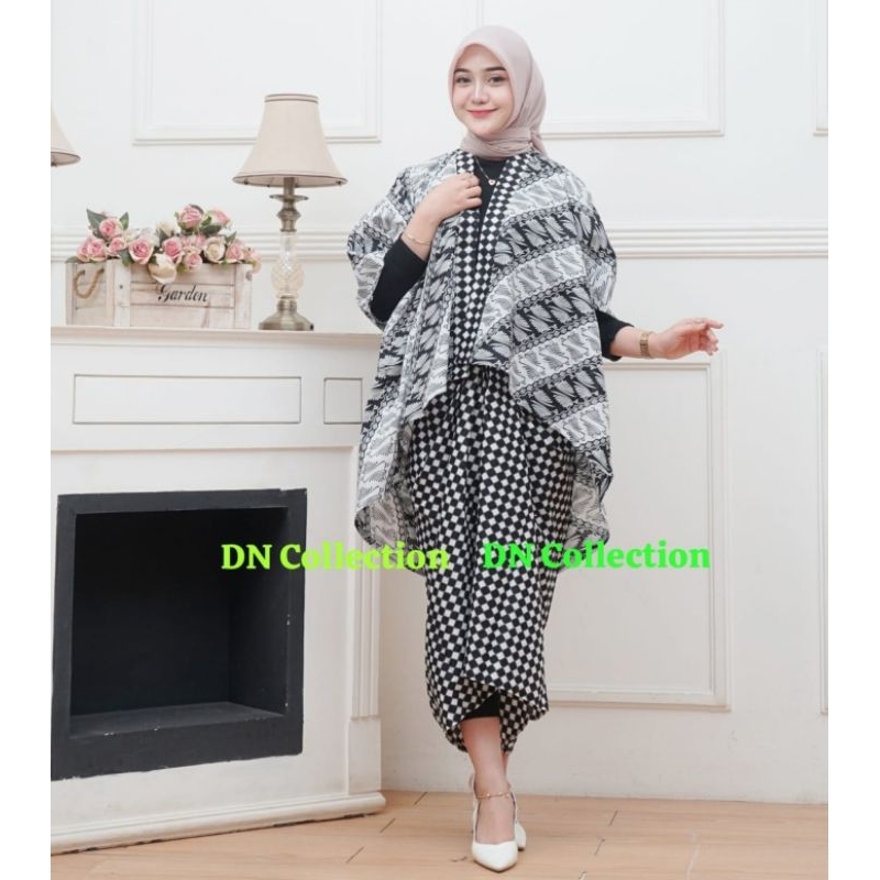 Cardigan Batik Katun Modern Cardigan Batik Kebaya One Set  Roklilit Baju Modern